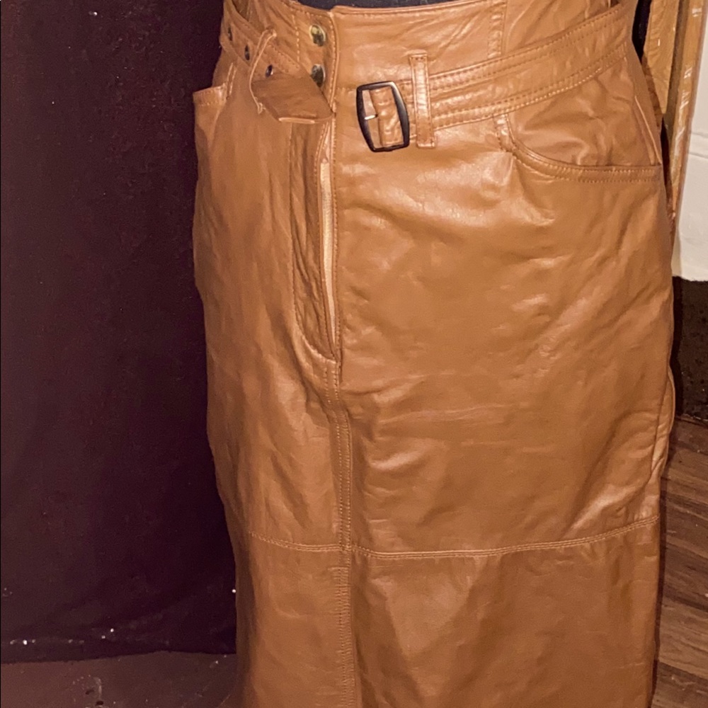Leather Skirt